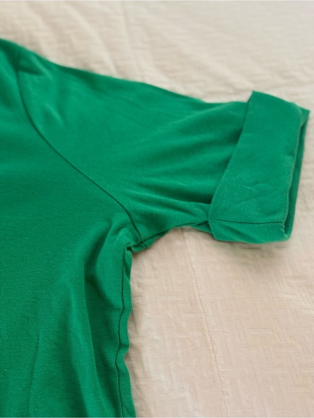TWO 1X Women’s Short-Sleeve Tops Green Ralph Lauren + Turquoise Calvin Klein - Picture 4 of 9
